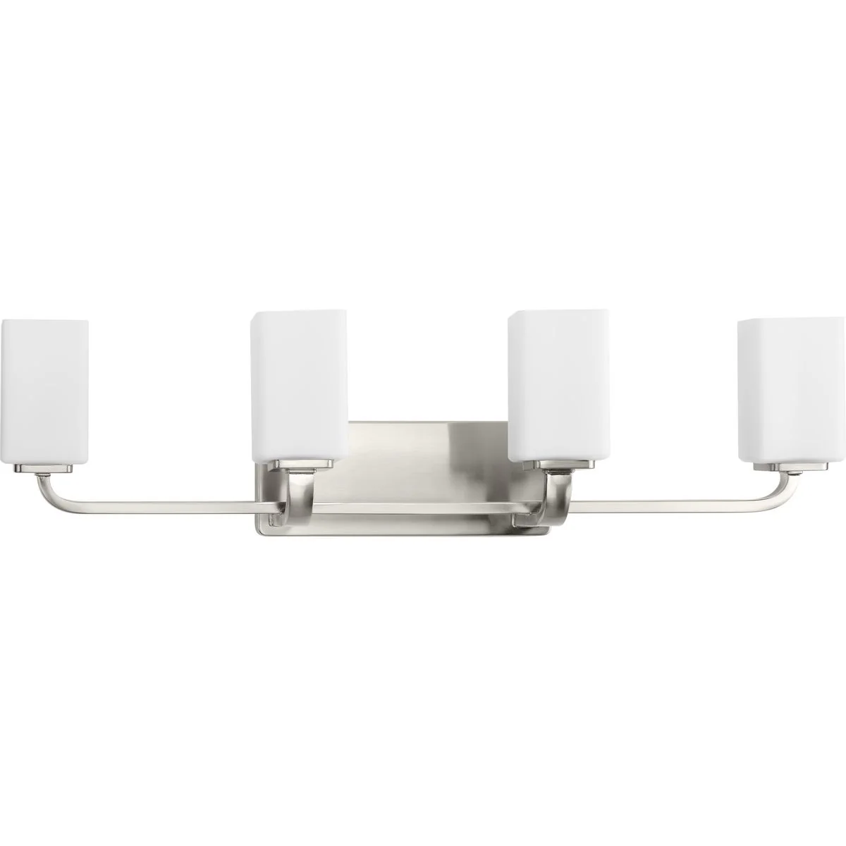 Cowan Collection Four-Light Etched Opal Glass Bath Vanity Light - Image 3