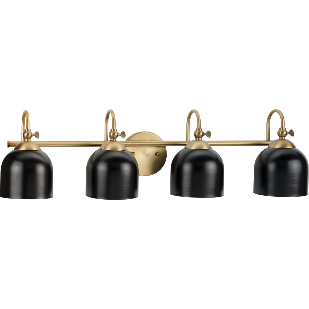 Dalton Collection Four-Light Metal Shade Bath Vanity Light