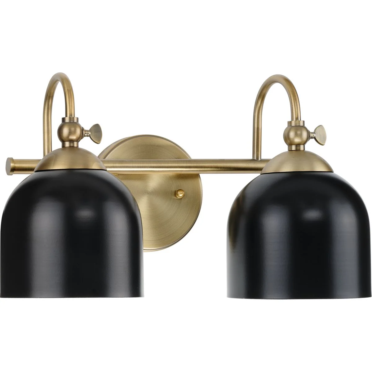 Dalton Collection Two-Light Metal Shade Bath Vanity Light