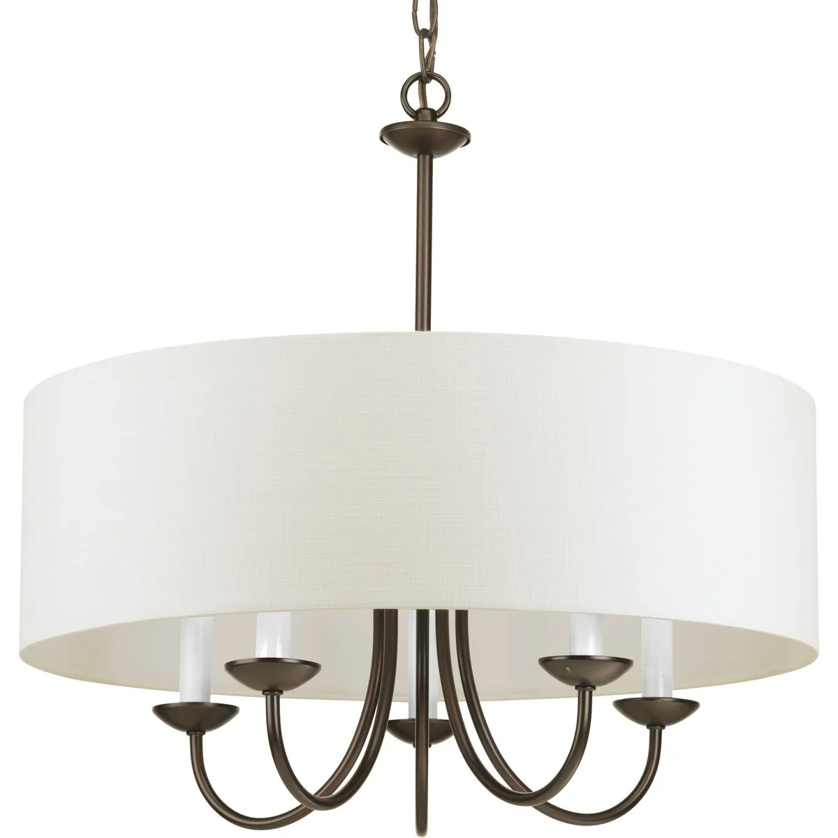 Drum Shade Collection Five-Light Chandelier Light
