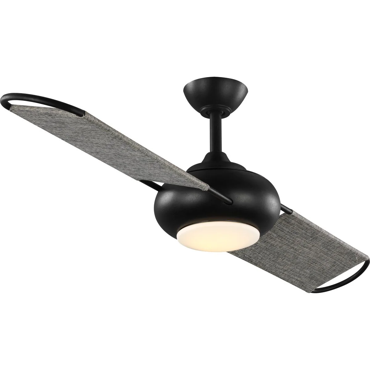 Edisto 54" Collection Indoor/Outdoor Ceiling Fan with Two Canvas Wrapped Blade - Image 3