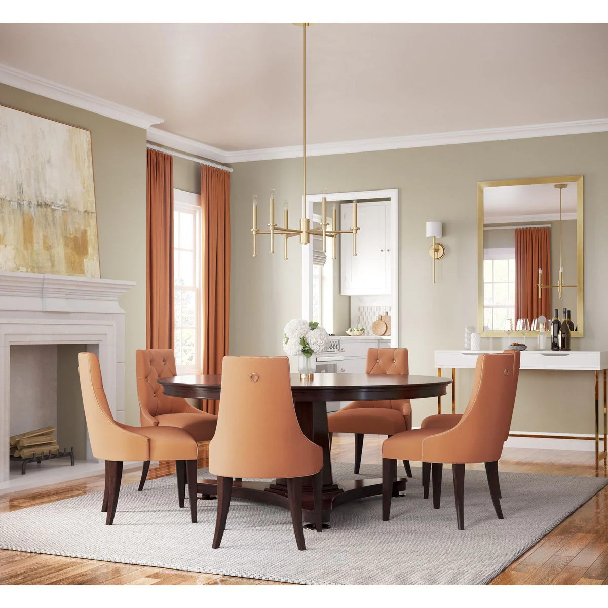 Elara Collection Six-Light Chandelier Light - Image 7