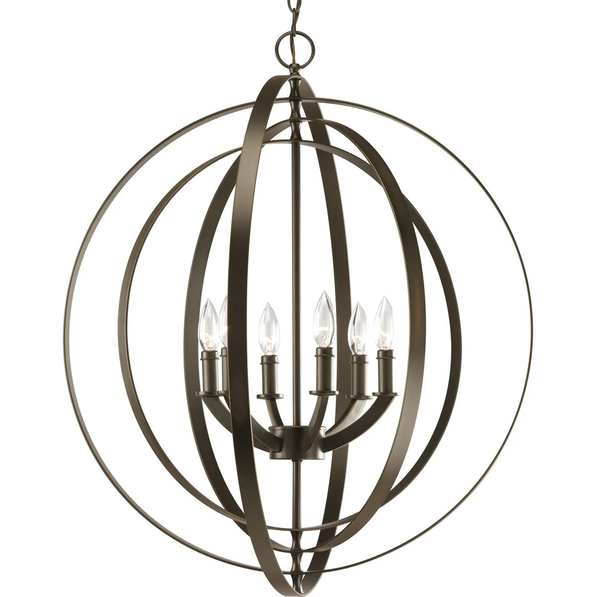 Equinox Collection Six-Light Sphere Pendant Light - Image 2
