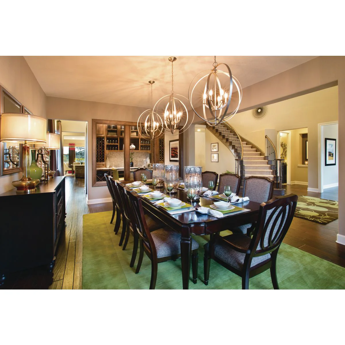 Equinox Collection Six-Light Sphere Pendant Light - Image 9