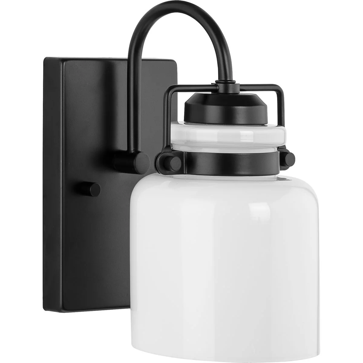 Fessler Collection One-Light Opal Glass Bath Light - Image 2