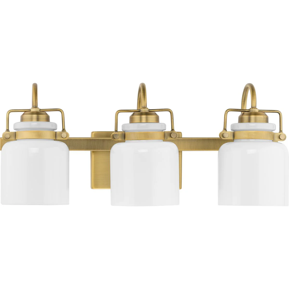 Fessler Collection Three-Light Opal Glass Bath Light - Image 2