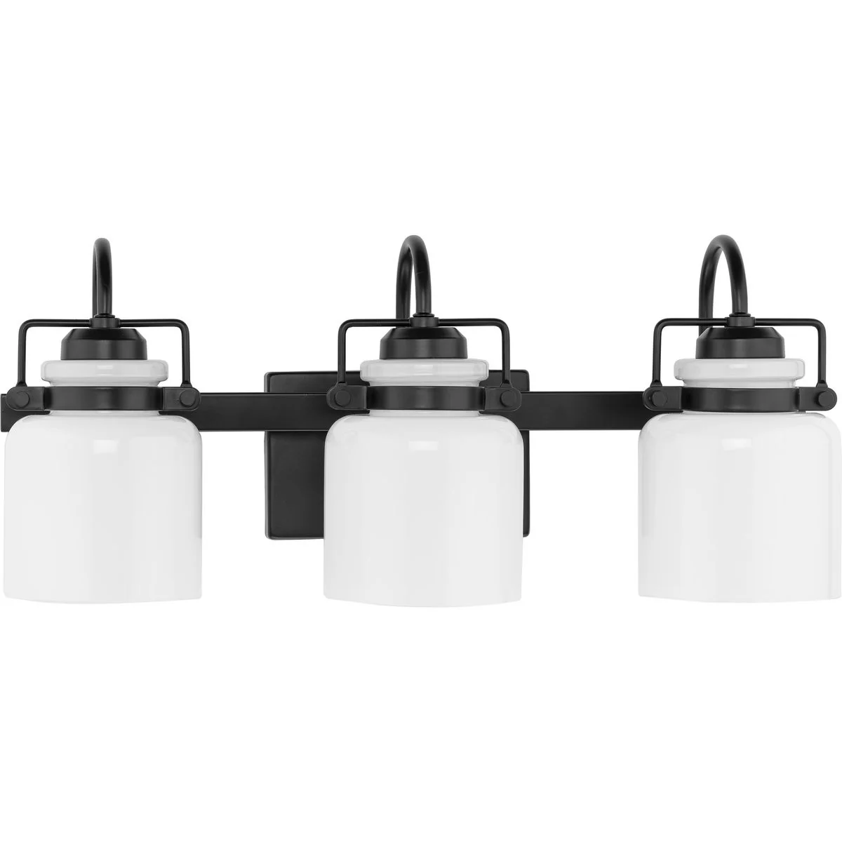 Fessler Collection Three-Light Opal Glass Bath Light - Image 3