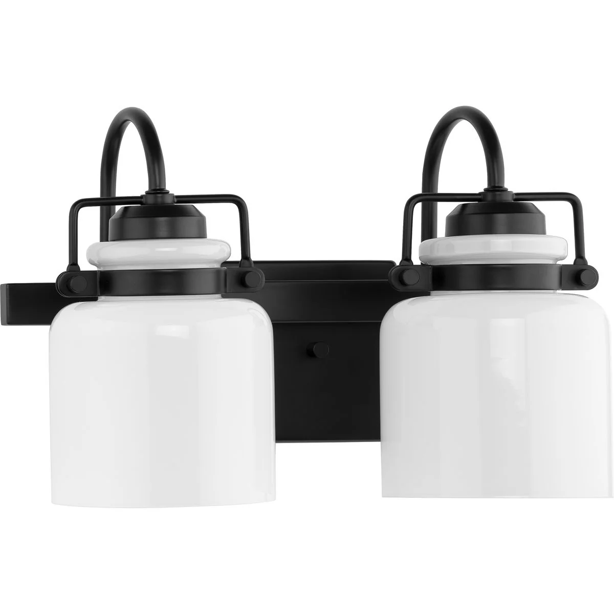 Fessler Collection Two-Light Opal Glass Bath Light