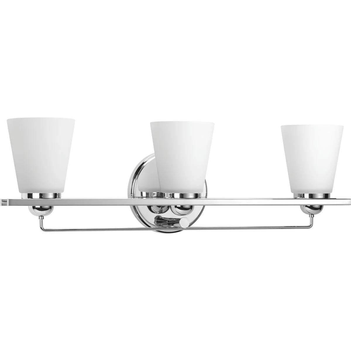Flight Collection Three-Light Etched Glass Bath Vanity Light - Image 2
