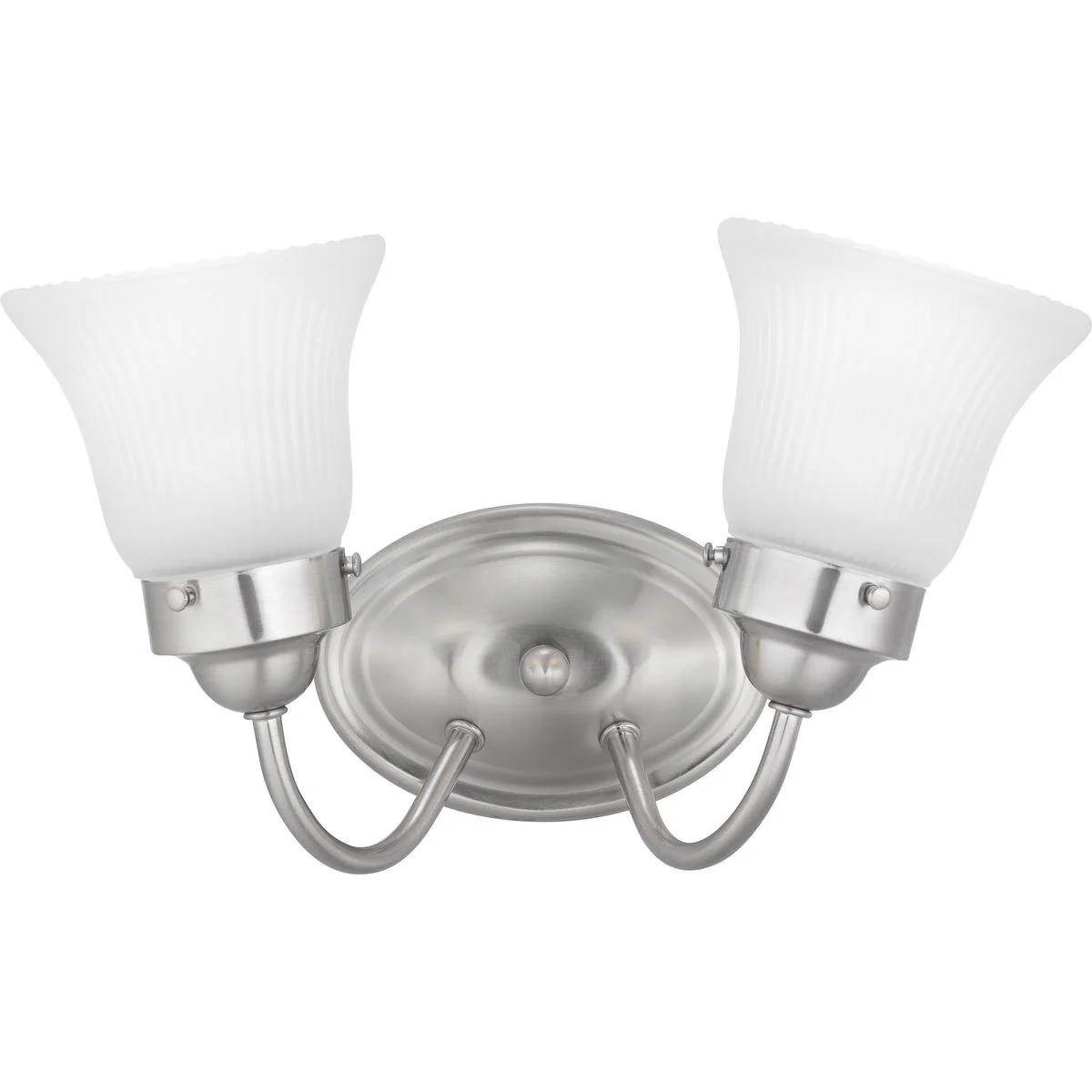 Fluted Glass Collection Two-Light Bath & Vanity Etched Glass - Image 2