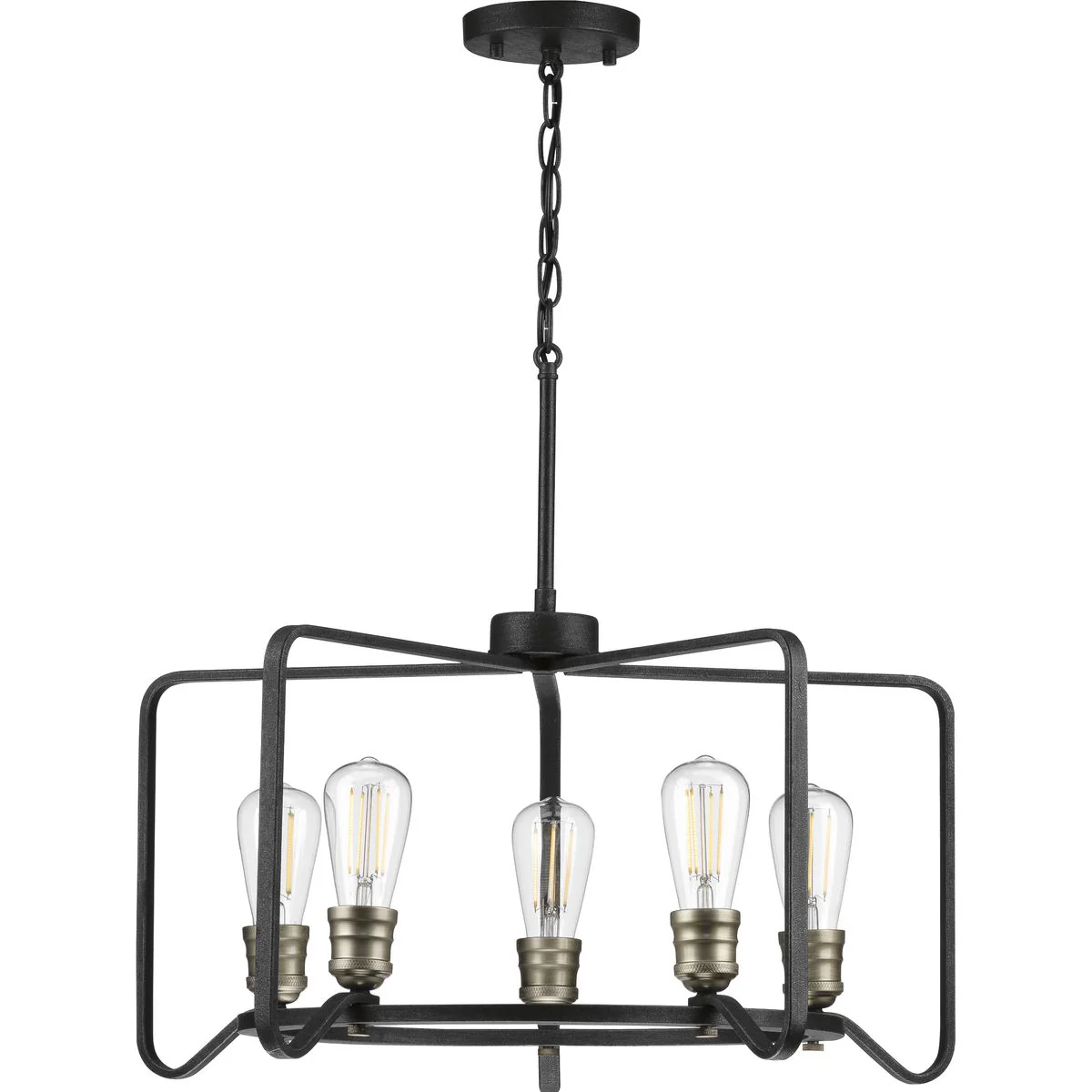 Foster Collection Five-Light Chandelier Light