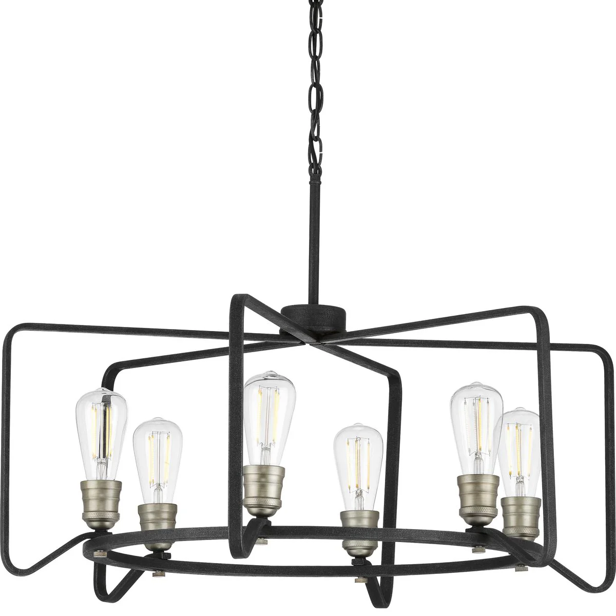 Foster Collection Six-Light Chandelier Light