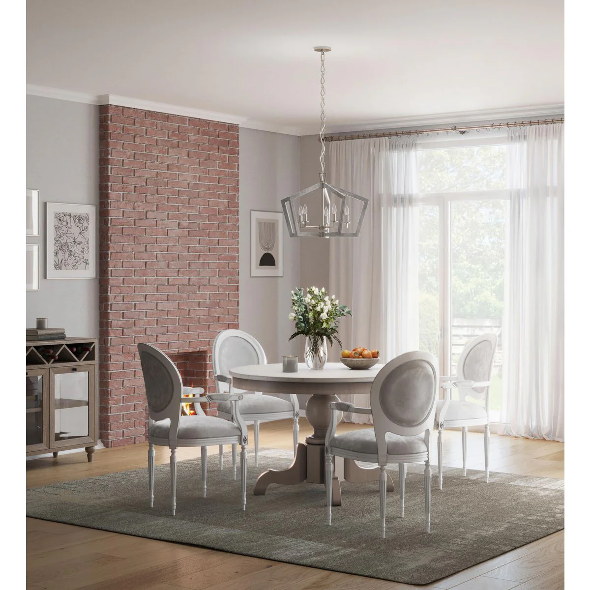 Galloway Collection Five-Light 19.25" Pendant Light - Image 3