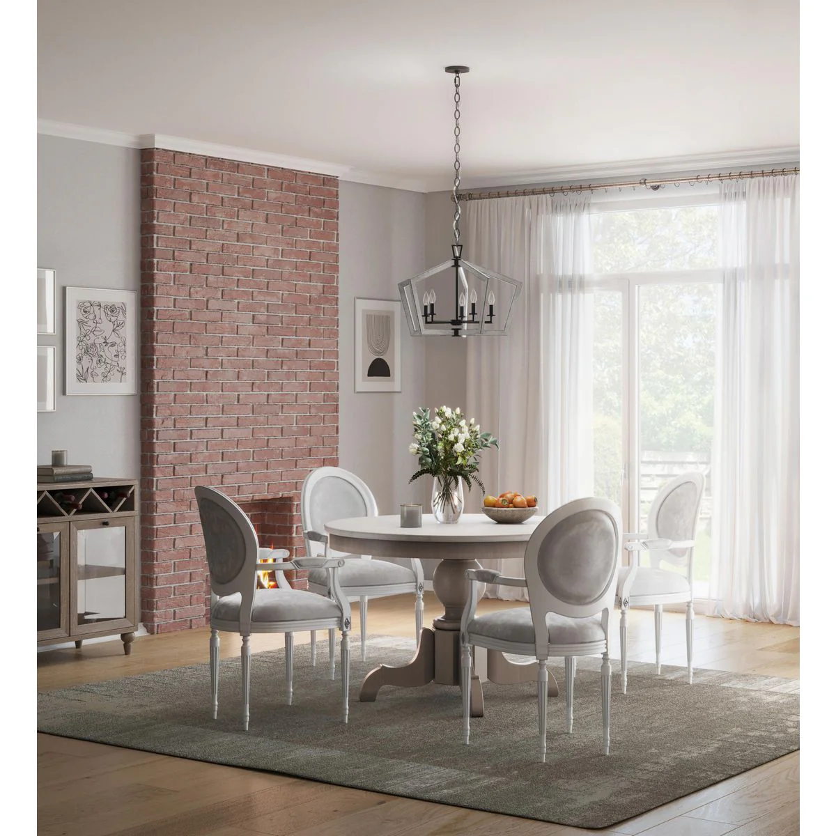 Galloway Collection Five-Light 19.25" Pendant Light - Image 4