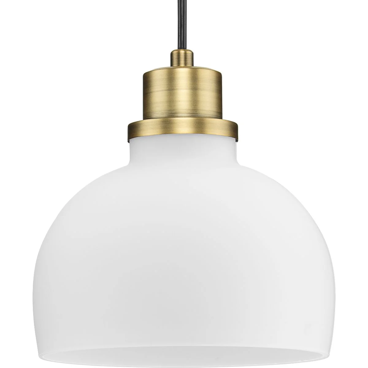 Garris Collection One-Light Etched Opal Glass Mini-Pendant