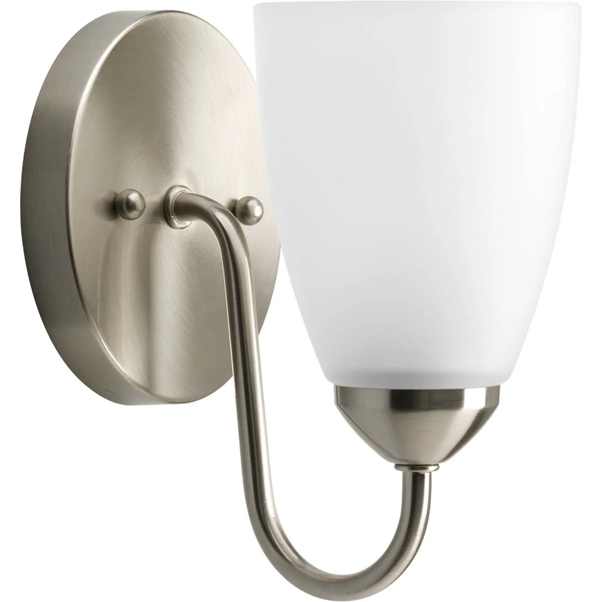Gather Collection One-Light Etched Glass Bath Vanity Light