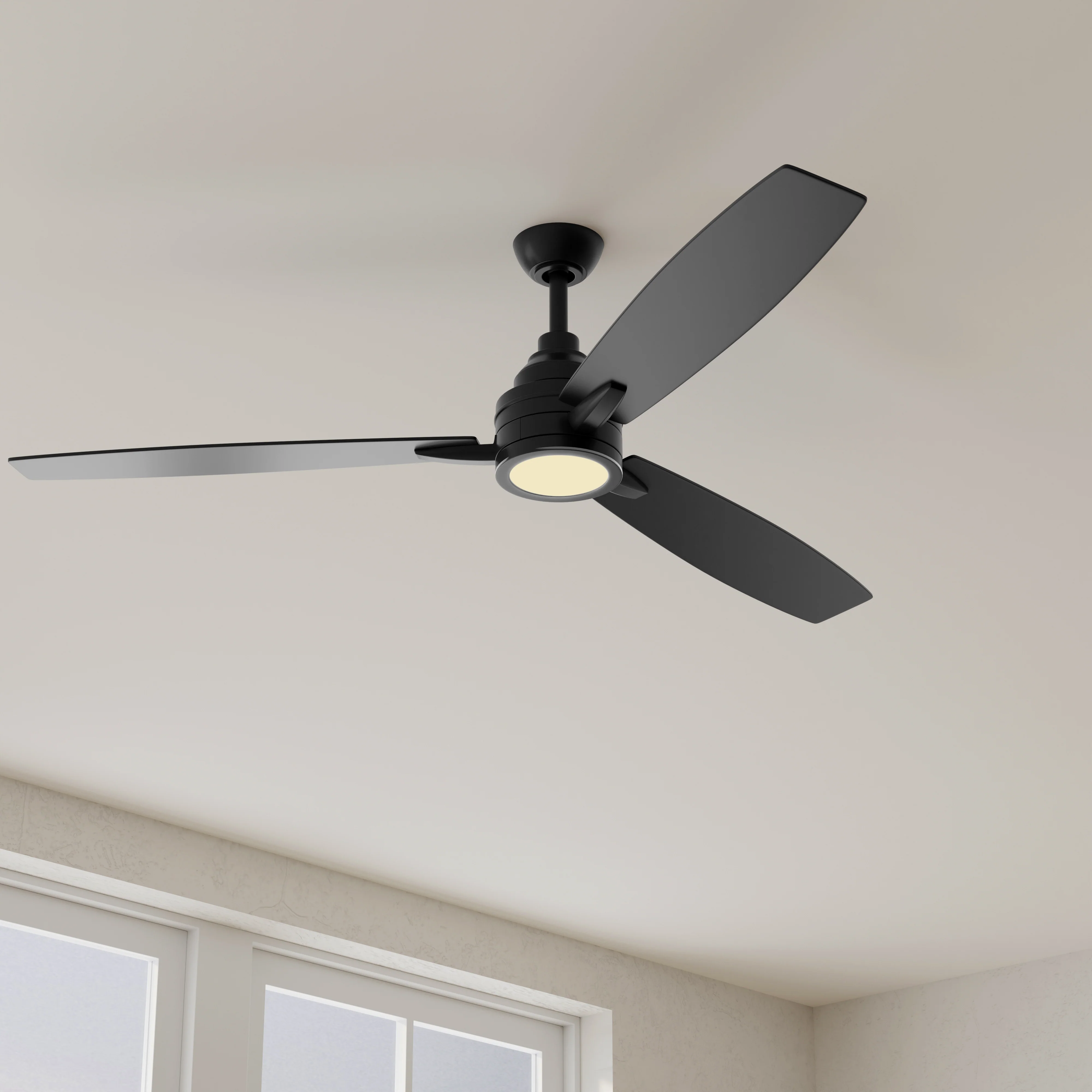Gaze Collection 60" LED Three-Blade Ceiling Fan - Image 5