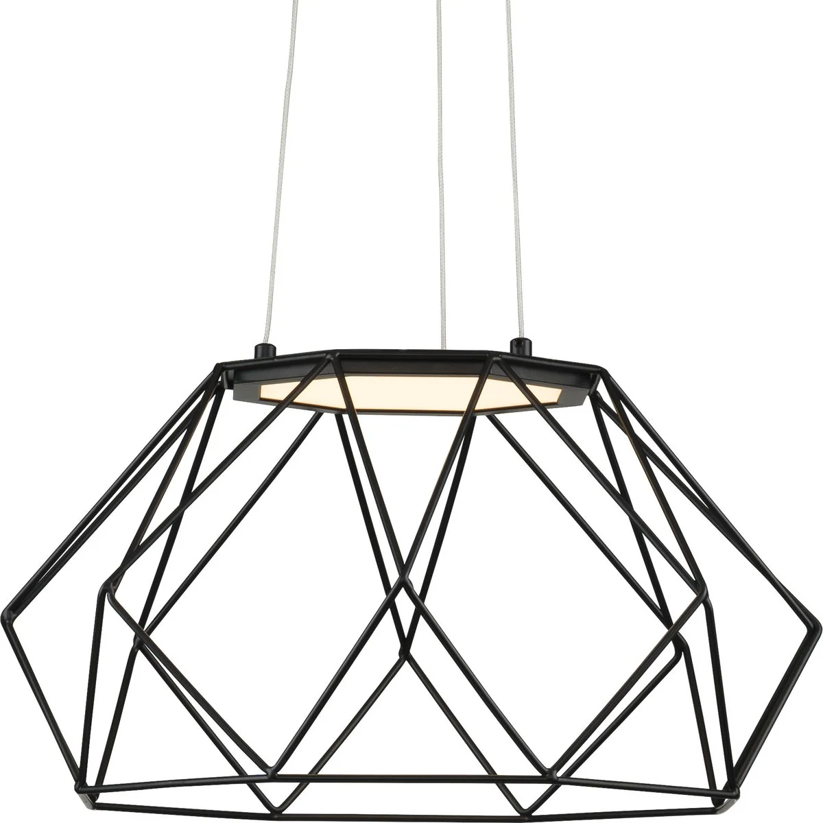 Geodesic LED Collection Medium Hanging Pendant Light