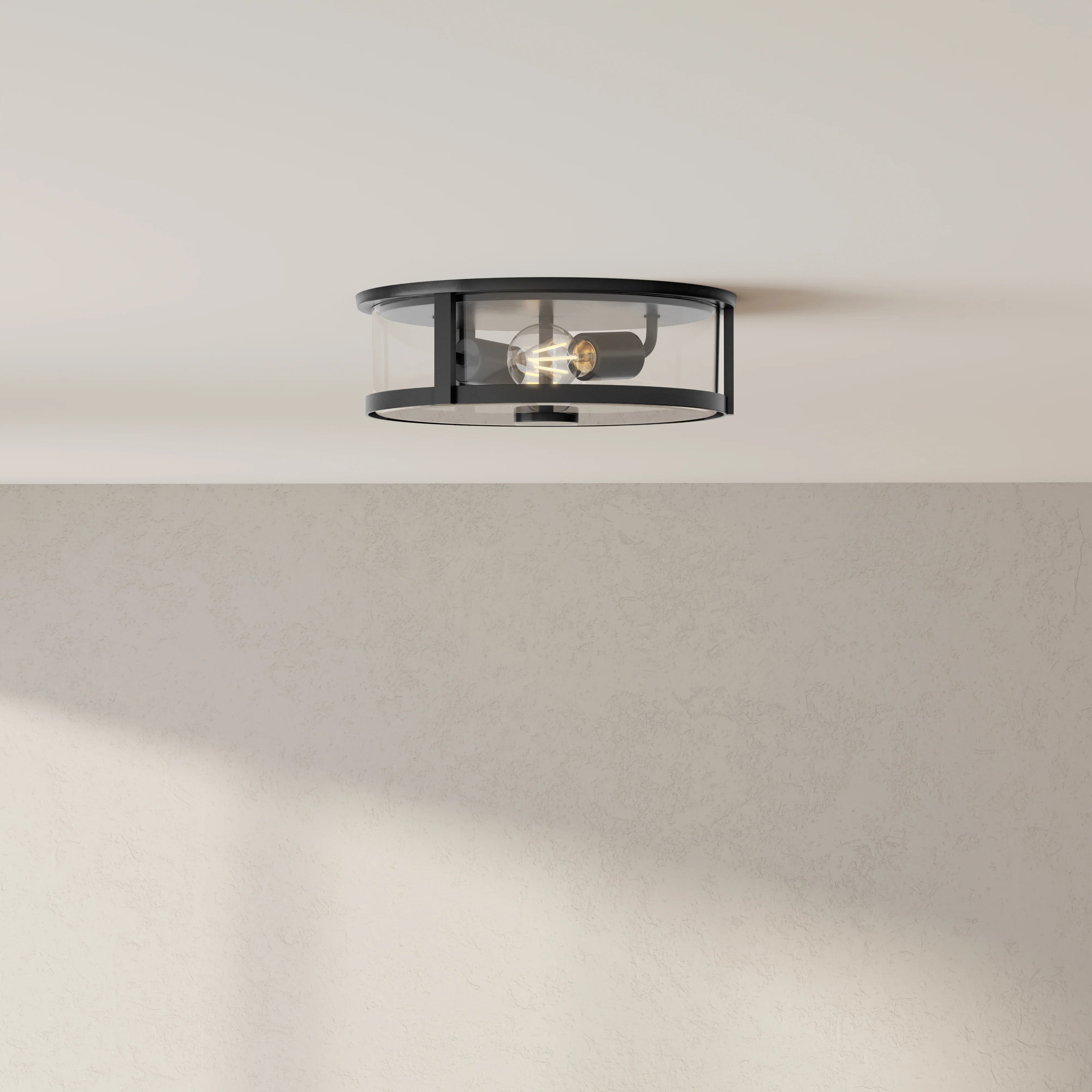Gilliam Collection 12-5/8 in. Two-Light Flush Mount P350253 - Image 2
