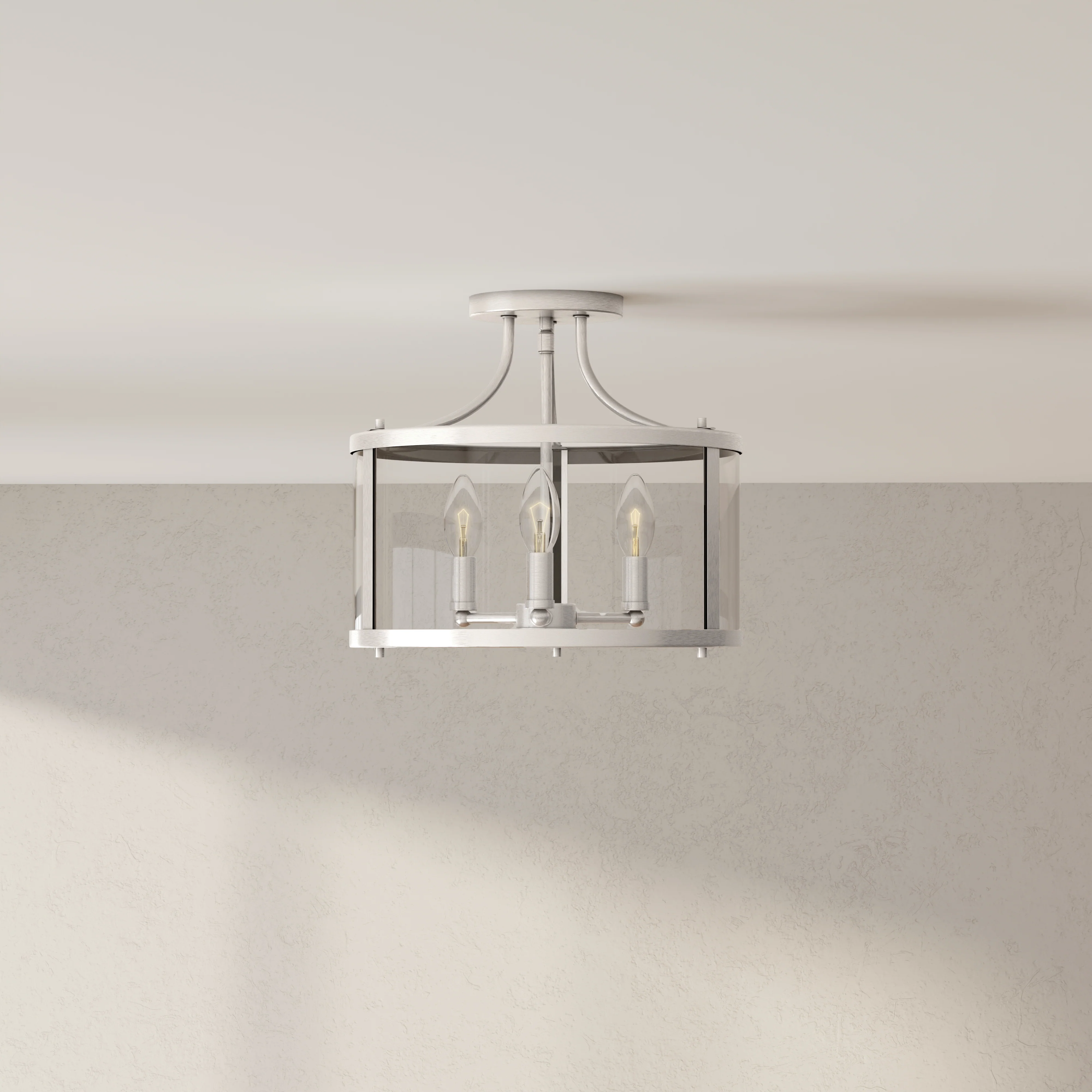 Gilliam Collection 13 in. Three-Light Semi-Flush Mount - Image 2
