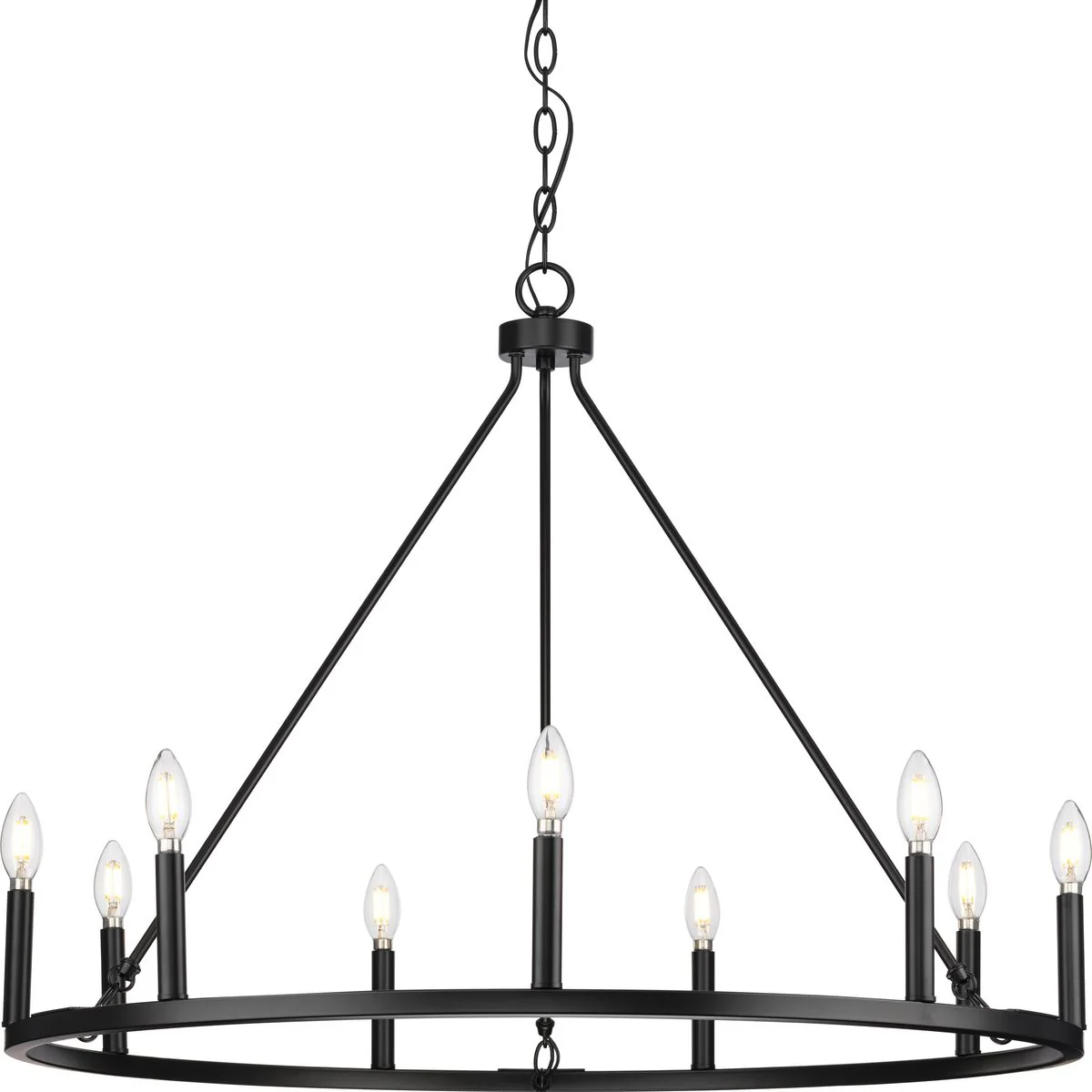Gilliam Collection Nine-Light Chandelier - Image 3