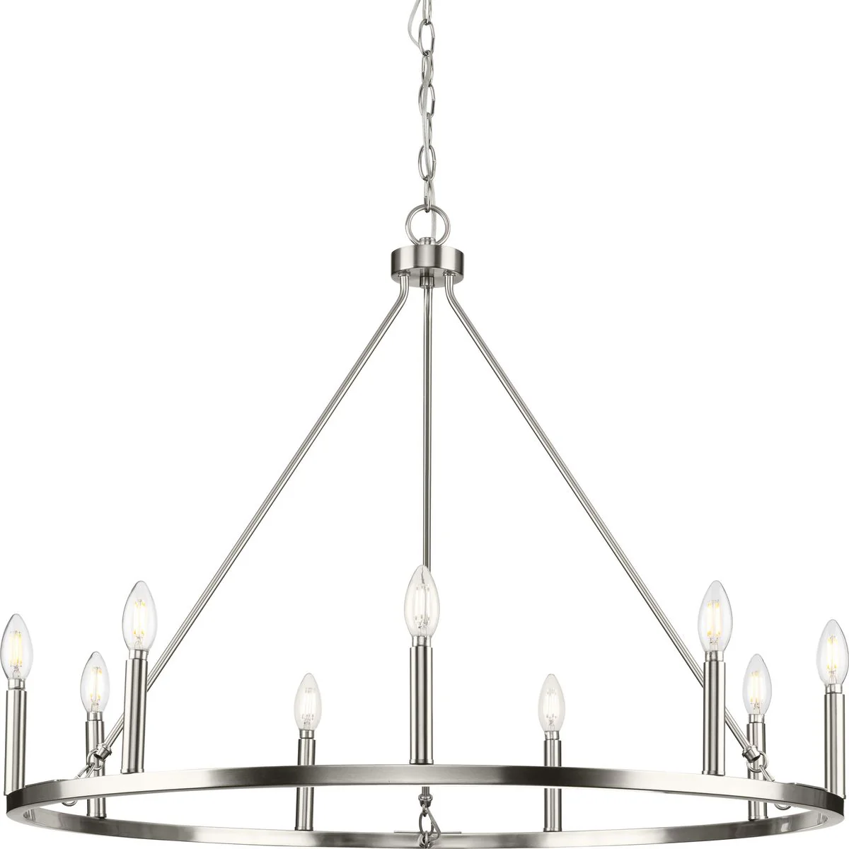 Gilliam Collection Nine-Light Chandelier - Image 4