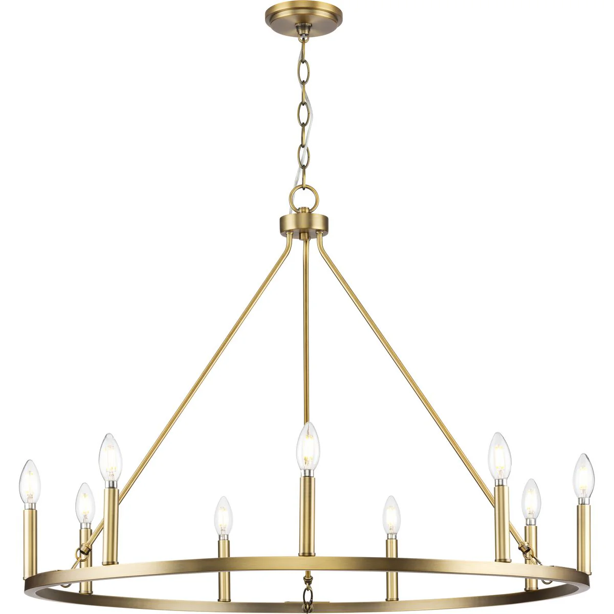 Gilliam Collection Nine-Light Chandelier - Image 5