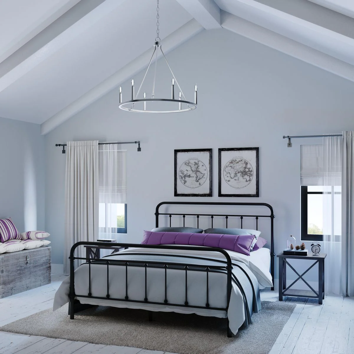 Gilliam Collection Six-Light Chandelier - Image 5