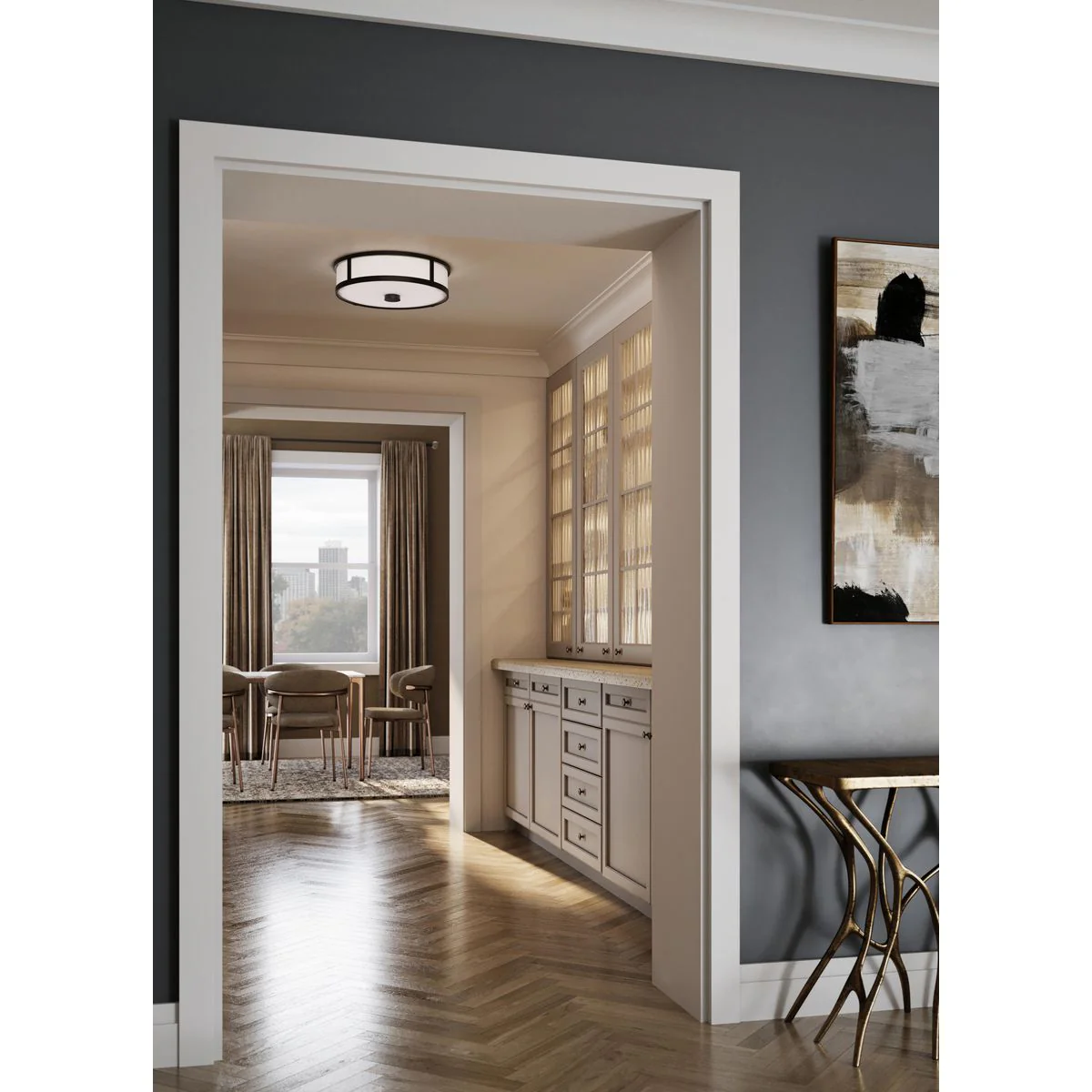 Gilliam Collection Three-Light Flush Mount - Image 5