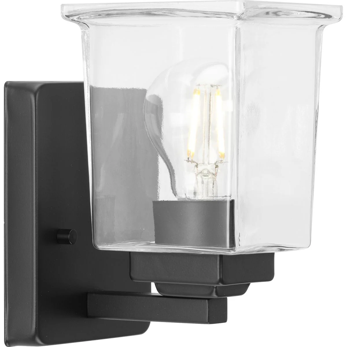 Gilmour Collection One-Light Clear Glass Bath Vanity Light - Image 2