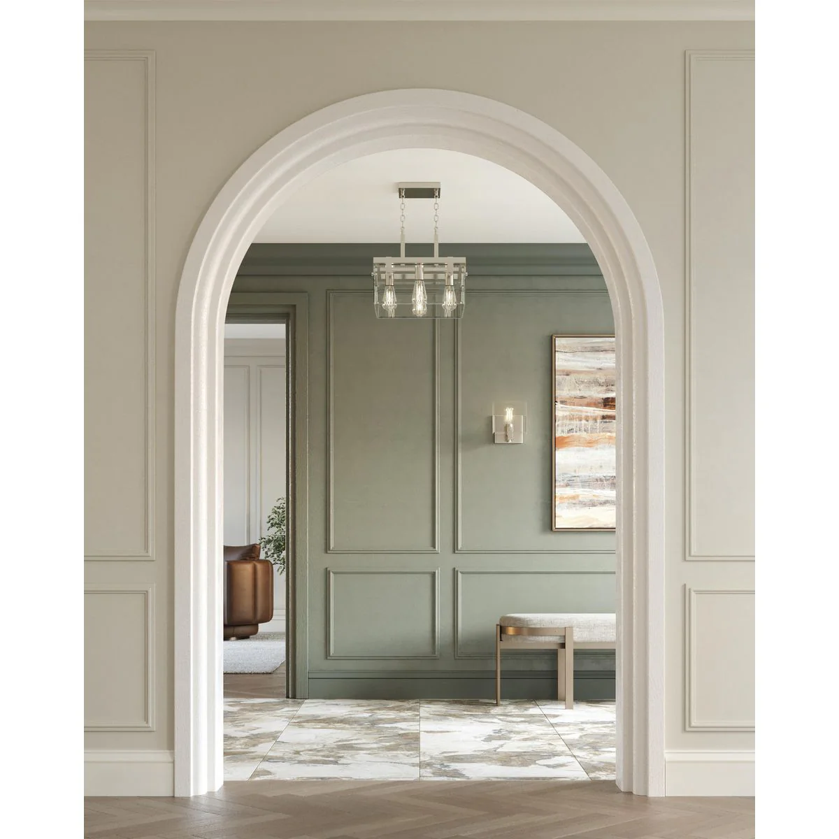 Glayse Collection 16-3/4" Semi-Flush/Convertible - Image 3