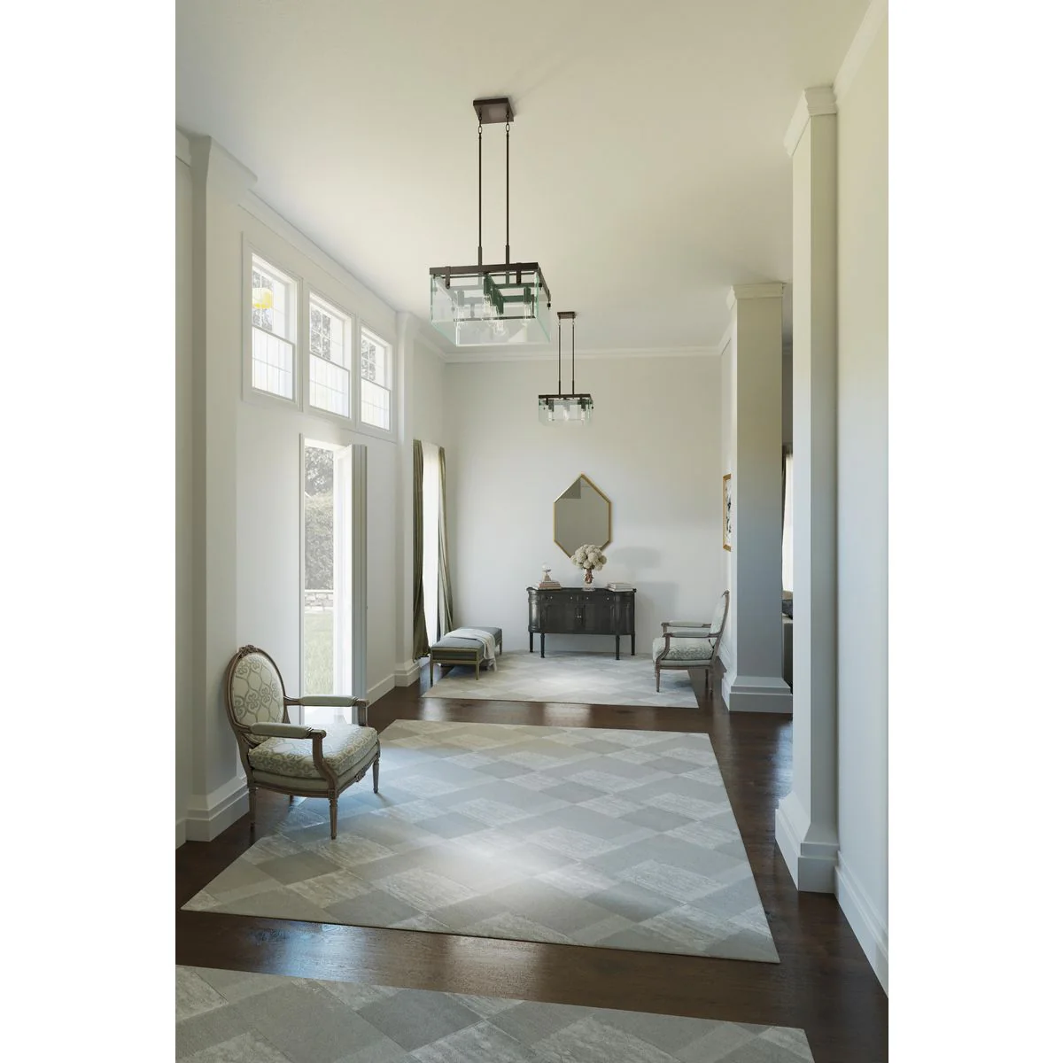 Glayse Collection Five-Light Clear Glass Pendant Light - Image 4