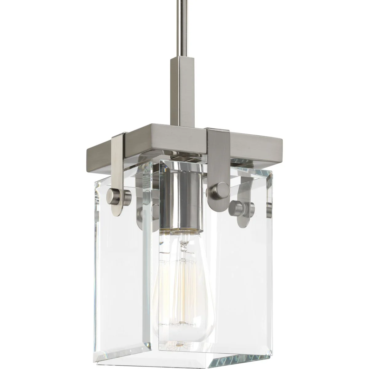 Glayse Collection One-Light Clear Glass Pendant Light