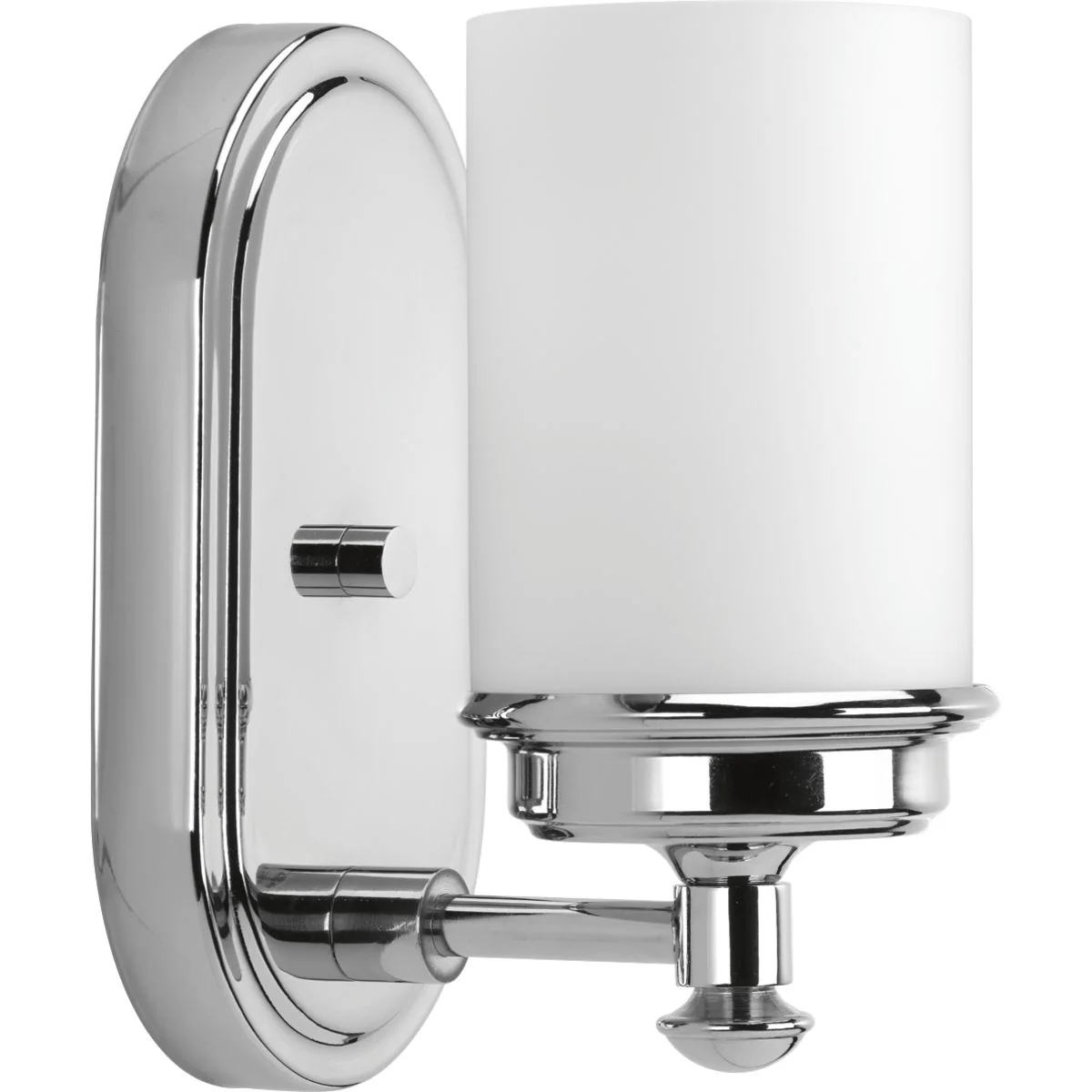 Glide Collection One-Light Etched Opal Glass Bath Vanity Light - Image 3