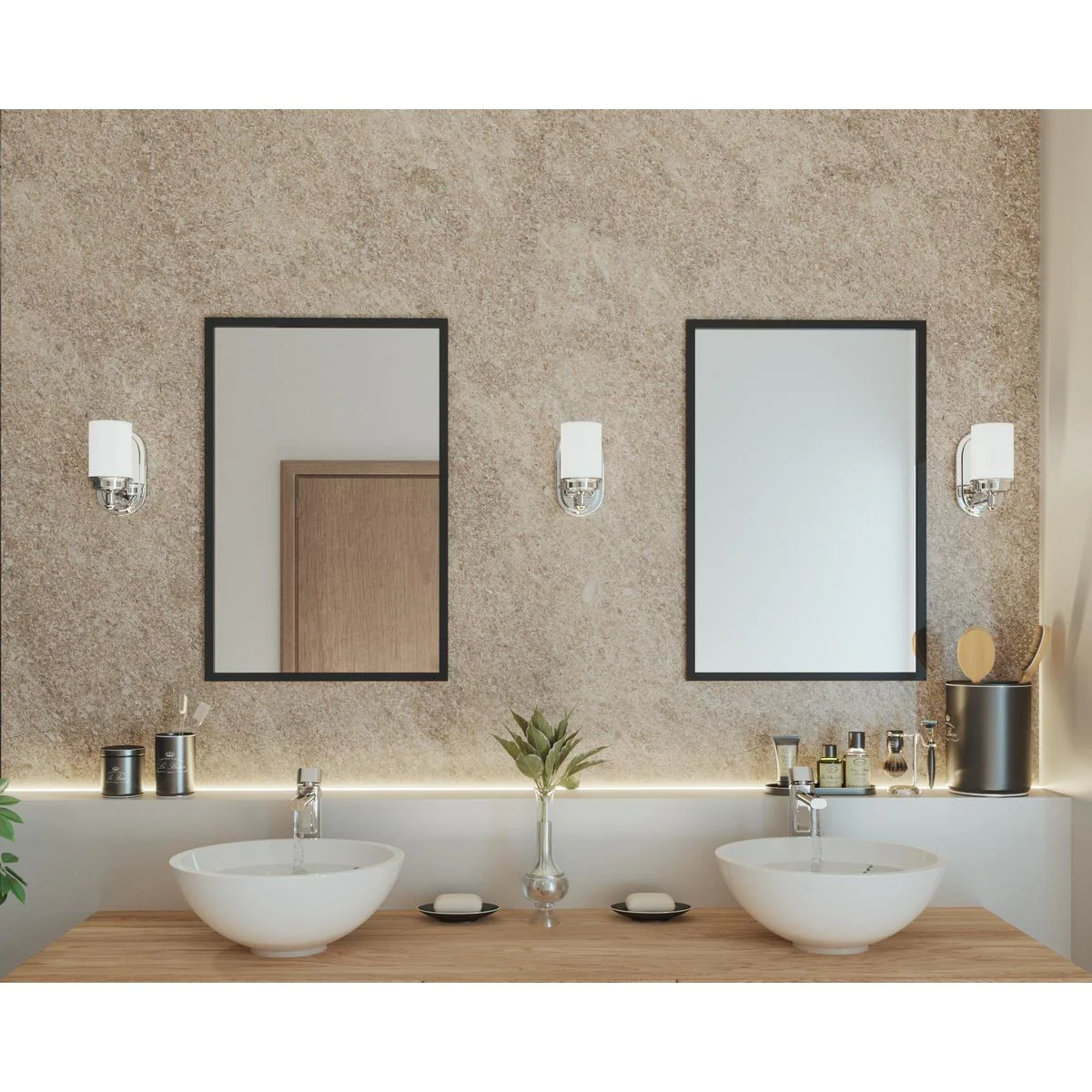 Glide Collection One-Light Etched Opal Glass Bath Vanity Light - Image 6