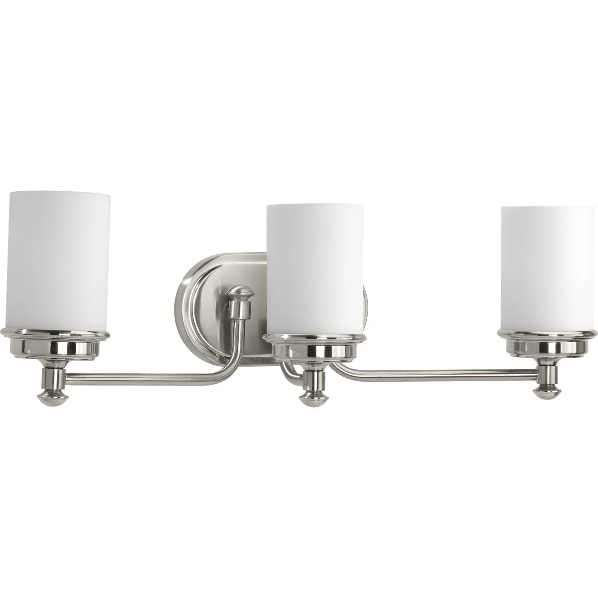 Glide Collection Three-Light Etched Opal Glass Bath Vanity Light - Image 3