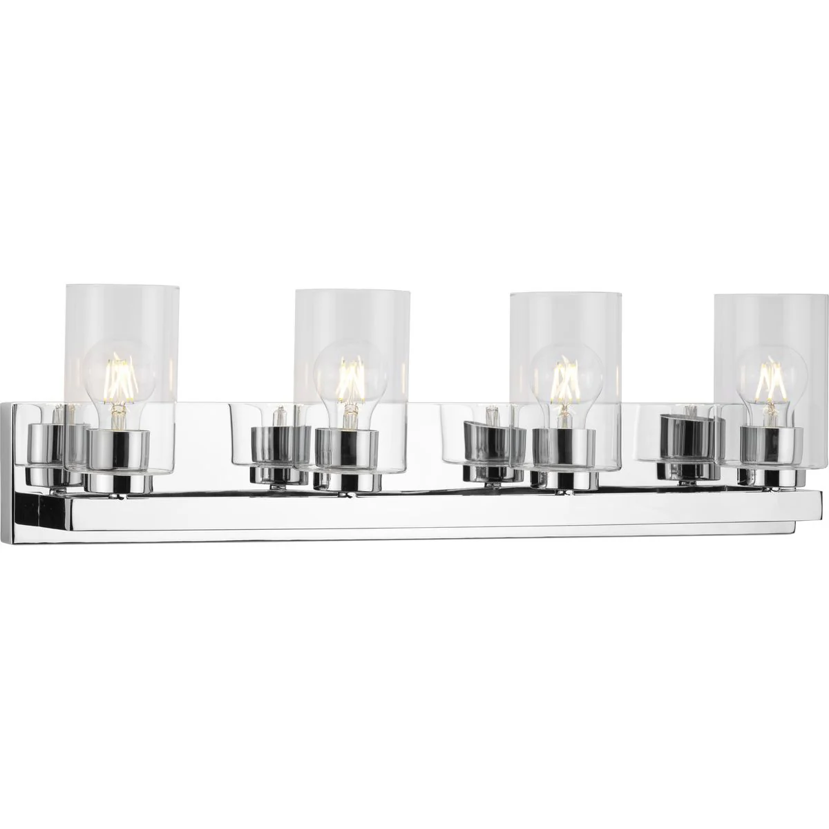 Goodwin Collection Four-Light Vanity Light with Clear Glass - Image 3
