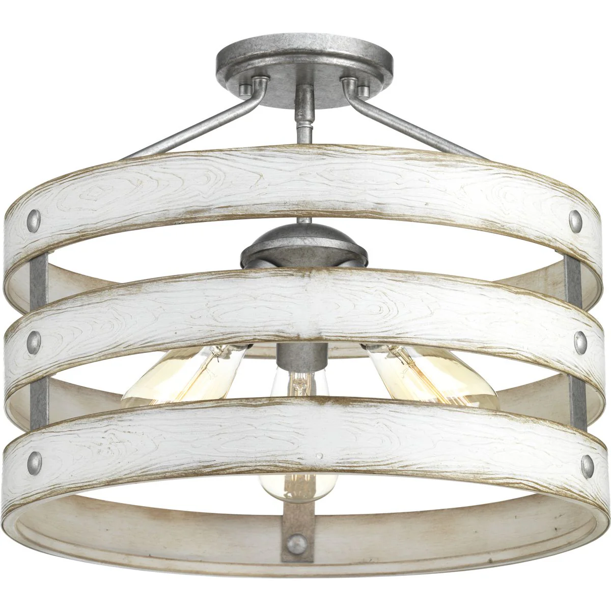 Gulliver Collection Three-Light 17" Semi-Flush Convertible - Image 2