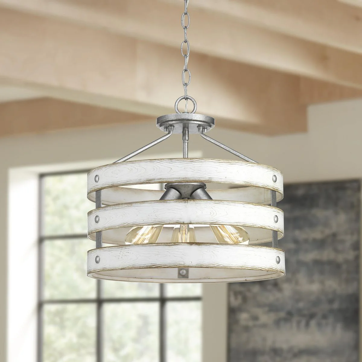 Gulliver Collection Three-Light 17" Semi-Flush Convertible - Image 4