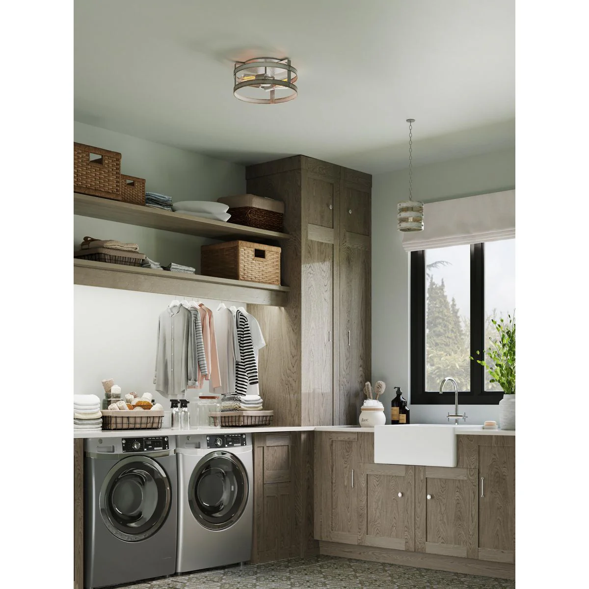 Gulliver Collection Two-Light Flush Mount Ceiling Light - Image 3