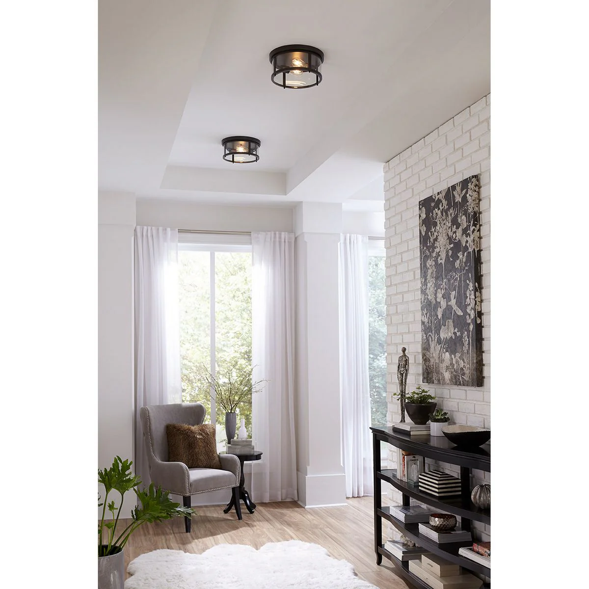Gunther Collection 12-5/8" Flush Mount - Image 8