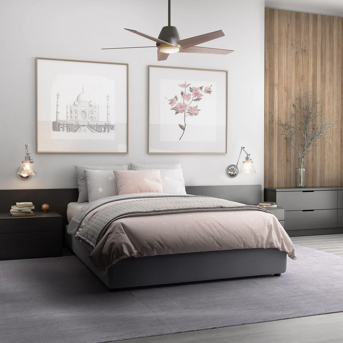 Gust Collection 54" Five Blade Ceiling Fan - Image 4