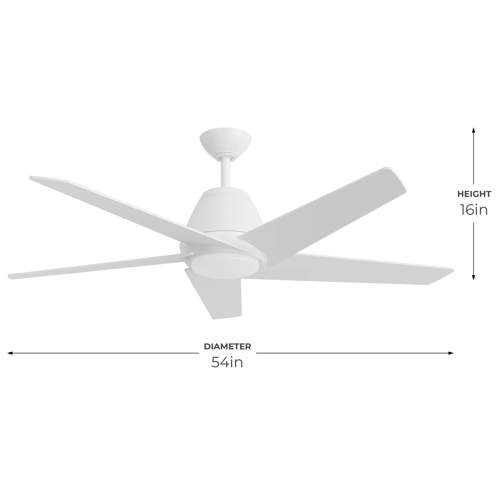 Gust Collection 54" Five Blade Ceiling Fan - Image 9