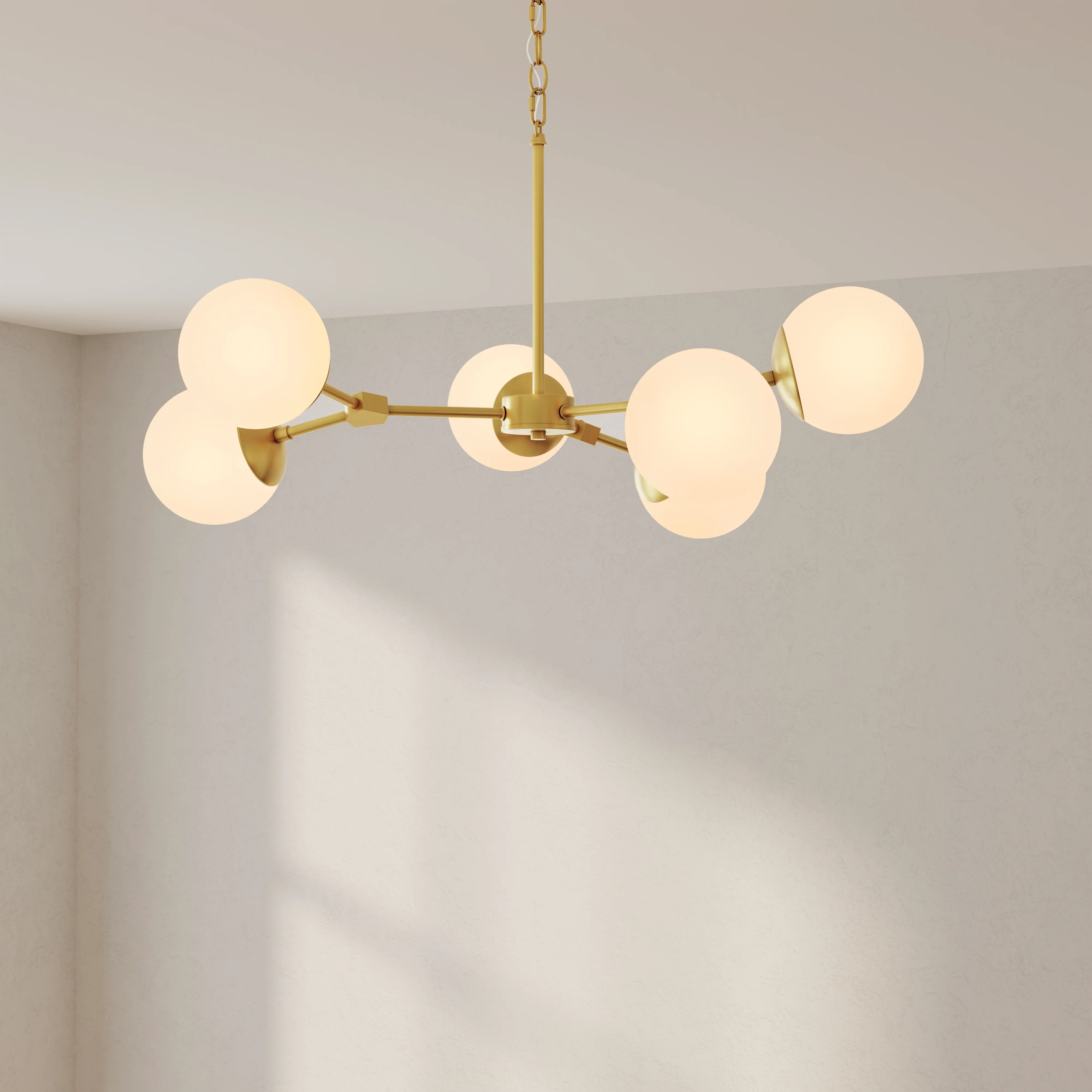 Haas Collection Six-Light Chandelier P400308 - Image 2