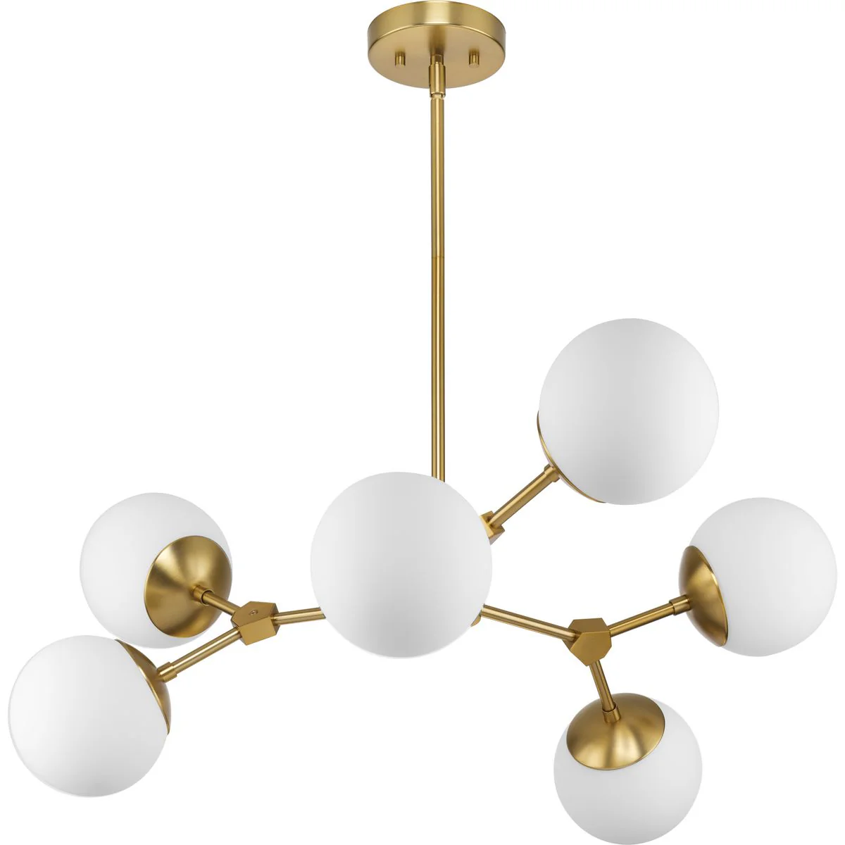 Haas Collection Six-Light Chandelier P400308 - Image 3
