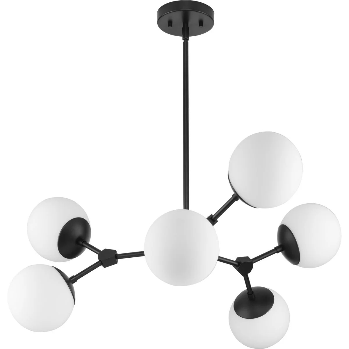 Haas Collection Six-Light Chandelier P400308 - Image 5