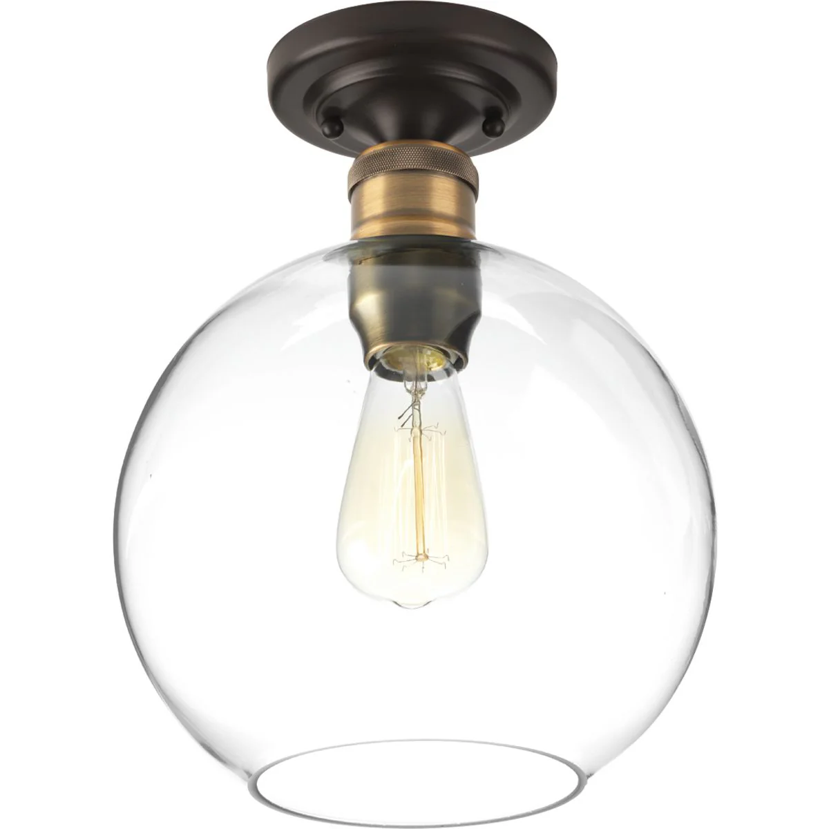 Hansford Collection One-light 10" Flush Mount - Image 3