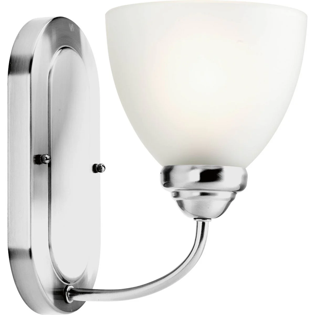 Heart Collection One-Light Etched Glass Bath Vanity Light - Image 3