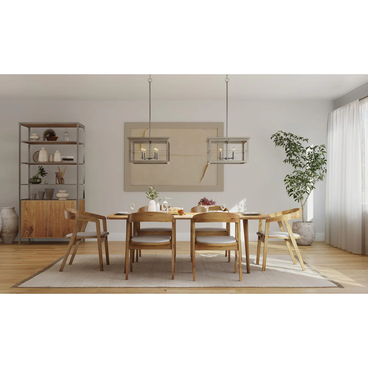 Hedgerow Collection Four-Light Chandelier Light - Image 4
