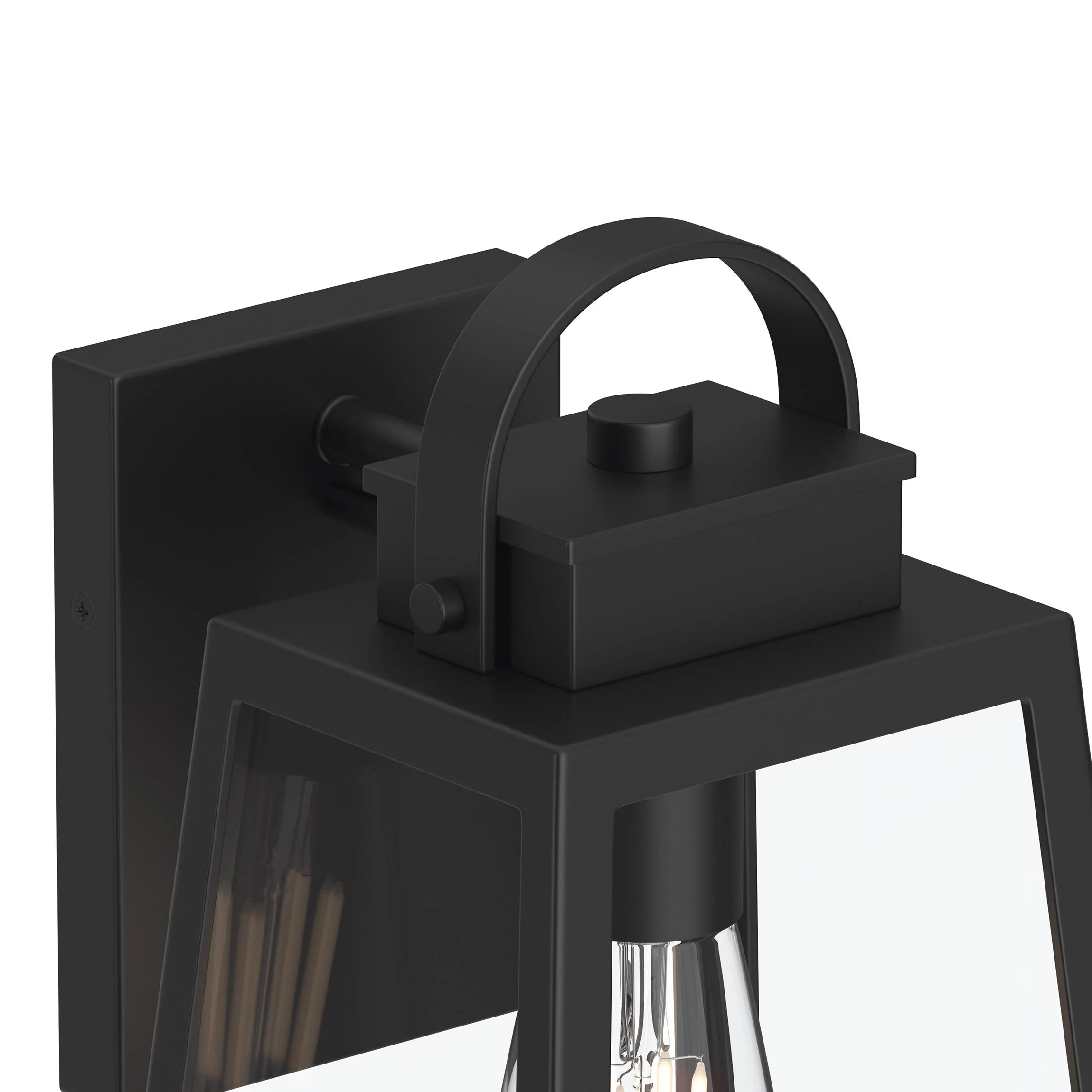 Hedry Large Outdoor Wall Lantern with Clear Glass Panels - Image 18